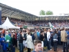Das errichtete Public Viewing Stadion