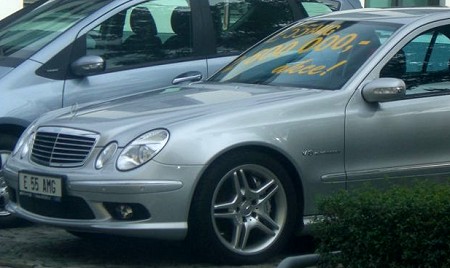 Mercedes in Prag